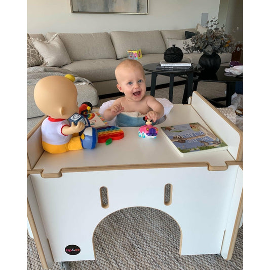 hip spica cast baby in hip dysplasia furniture, spica table during her hip dysplasia journey